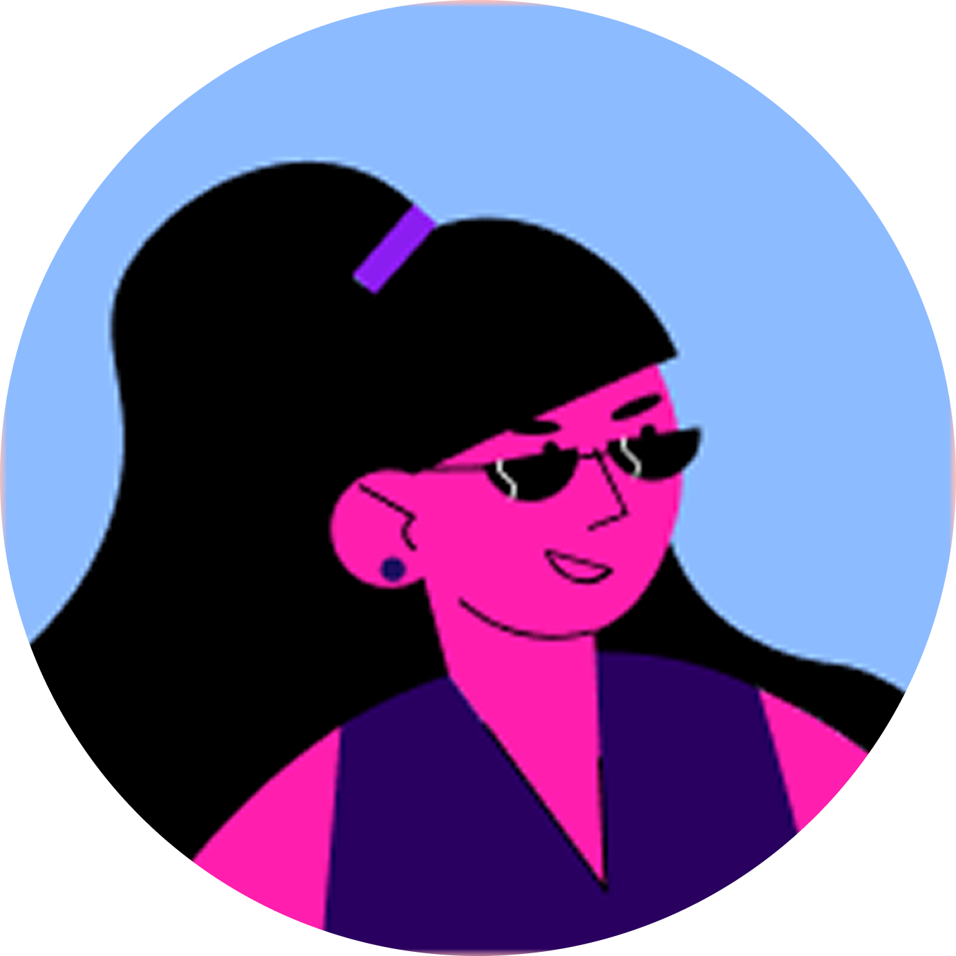 Illustrated user avatar